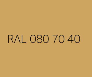 Farbmuster RAL 080 70 40 — Diamond yellow