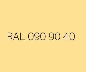 Farbmuster RAL 090 90 40 — Lemon cream
