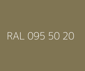 Farbmuster RAL 095 50 20 — Cabbage green