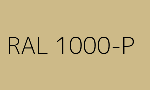 Farbe RAL 1000-P