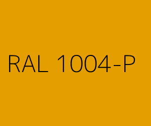 Farbmuster RAL 1004-P — Goldgelb