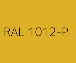 Farbmuster RAL 1012-P — Zitronengelb