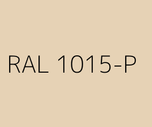 Farbmuster RAL 1015-P — Hellelfenbein