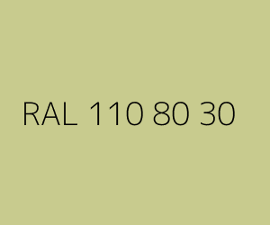 Farbmuster RAL 110 80 30 — Springtide green