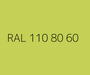 Farbmuster RAL 110 80 60 — Clown green