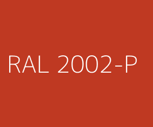 Farbmuster RAL 2002-P — Blutorange