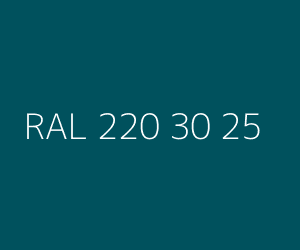 Farbmuster RAL 220 30 25 — Coral blue