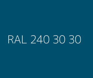 Farbmuster RAL 240 30 30 — Gemstone blue