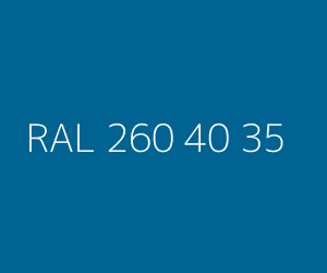 Farbmuster RAL 260 40 35 — Bauhaus blue
