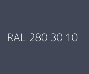 Farbmuster RAL 280 30 10 — Meteorite black blue