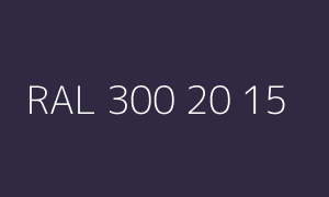Farbmuster RAL 300 20 15