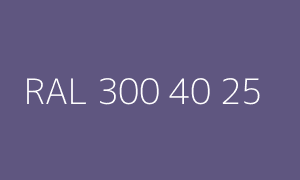 Farbmuster RAL 300 40 25
