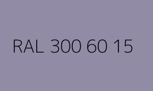 Farbmuster RAL 300 60 15