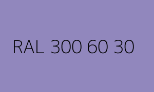 Farbmuster RAL 300 60 30