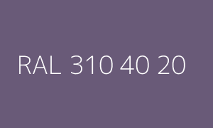 Farbmuster RAL 310 40 20