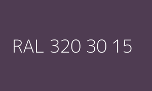 Farbmuster RAL 320 30 15