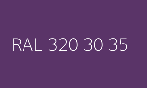 Farbmuster RAL 320 30 35
