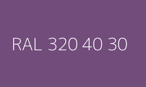 Farbmuster RAL 320 40 30