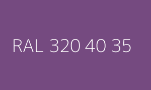 Farbmuster RAL 320 40 35