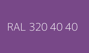 Farbmuster RAL 320 40 40