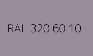 Farbmuster RAL 320 60 10