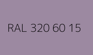 Farbmuster RAL 320 60 15