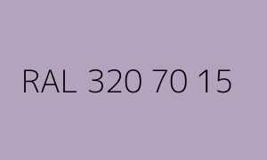 Farbmuster RAL 320 70 15