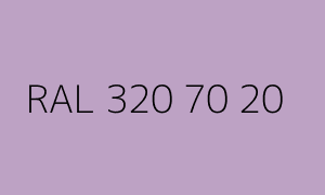 Farbmuster RAL 320 70 20
