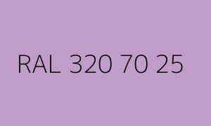 Farbmuster RAL 320 70 25