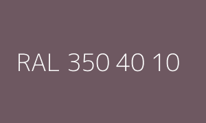 Farbmuster RAL 350 40 10