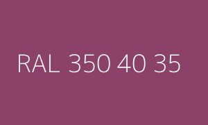 Farbmuster RAL 350 40 35