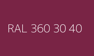 Farbmuster RAL 360 30 40