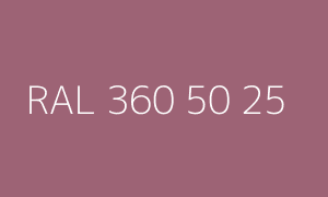 Farbmuster RAL 360 50 25
