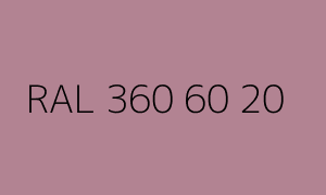 Farbmuster RAL 360 60 20