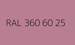 Farbmuster RAL 360 60 25